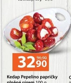 Papričky pepelino plněné sýrem Kedap