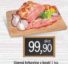 Uzená krkovice s kostí