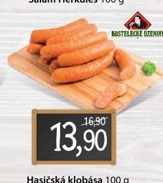 Hasičská klobása Kostelecké uzeniny