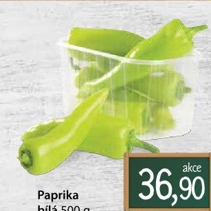 Paprika bílá