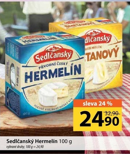 Sýr Hermelín Sedlčanský