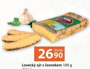 Sýr lovecký s česnekem