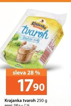Tvaroh jemný 8% Krajanka