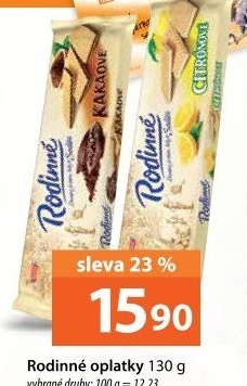 Oplatky Rodinné Sedita