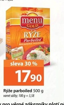 Rýže parboiled Zlaté menu