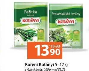 Koření Kotányi