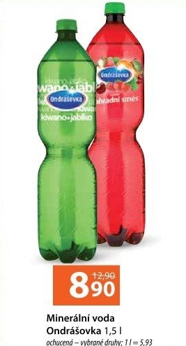 Voda ochucená Ondrášovka
