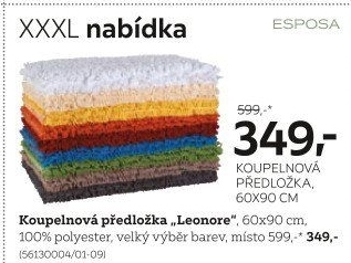 PŘEDLOŽKA KOUPELNOVÁ