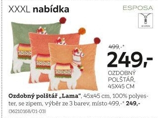 POLŠTÁŘ OZDOBNÝ