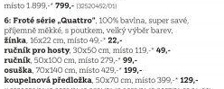 RUČNÍK PRO HOSTY