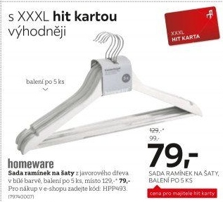 SADA RAMÍNEK NA ŠATY