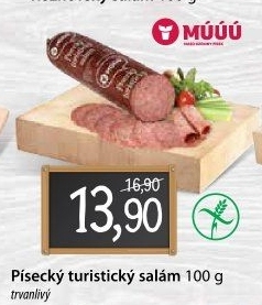 Salám turistický Maso uzeniny Písek
