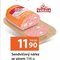 Nářez sendvičový se sýrem Váhala