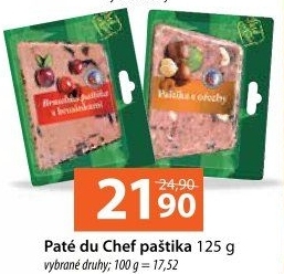 Paštika Paté du Chef