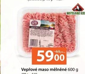 Maso mleté vepřové Kostelecké uzeniny