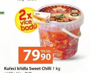 Kuřecí křídla Sweet chilli Vodňanská drůbež