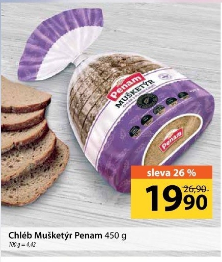 Chléb Mušketýr Penam
