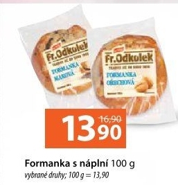 Formanka s náplní Fr. Odkolek