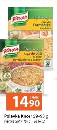 Instantní polévky Knorr
