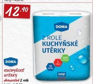Utěrky kuchyňské 2vrstvé Doma