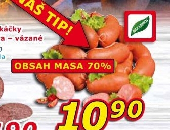 Špekáčky ručně vázané extra