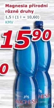 Přírodní voda Magnesia