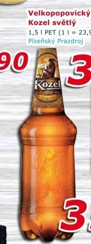 Pivo světlé Velkopopovický Kozel