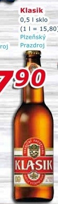 Pivo světlé výčepní 10° Klasik