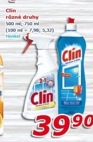 Prostředky čisticí Clin