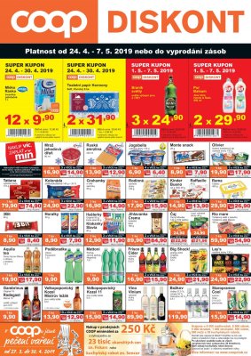 akční leták COOP 24.4.2019-7.5.2019