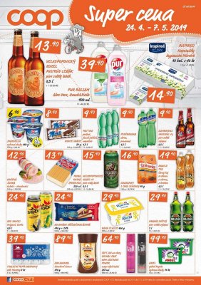 akční leták COOP 24.4.2019-7.5.2019