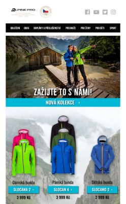 akční leták ALPINE PRO 24.4.2019-30.4.2019