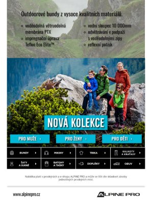 akční leták ALPINE PRO 24.4.2019-30.4.2019