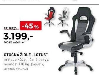 Otočná židle Lotus