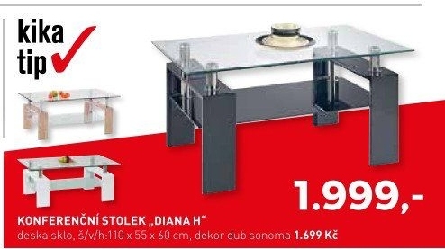 Konferenční stolek Diana H