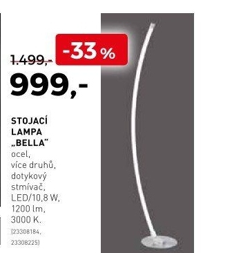 Stojací lampa Bella