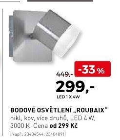 Bodové osvětlení Roubaix