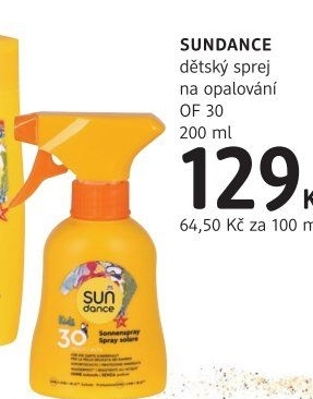 Sprej dětský na opalováni OF 30Sundance