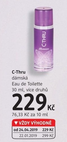 Toaletní voda dámská C-Thru