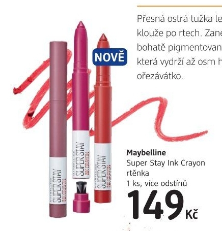 Rtěnka Superstay Matte Ink Crayon Maybelline