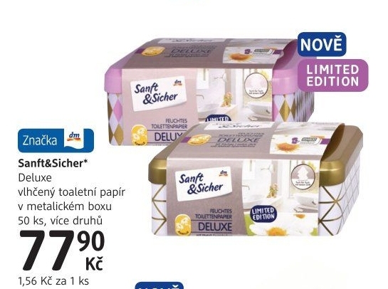 Toaletní papír vlhčený Deluxe Sanft&amp