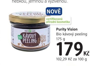 Tělový peeling bio Purity Vision