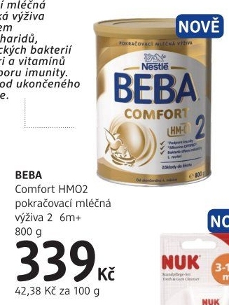 Výživa mléčná Comfort Beba Nestlé