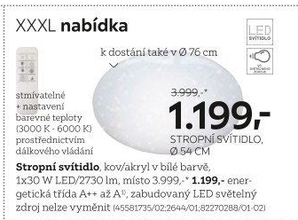 LED STROPNÍ SVÍTIDLO