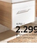 SPODNÍ UMYVADLOVÁ SKŘÍŇKA