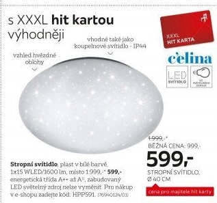 KOUPELNOVÉ STROPNÍ SVÍTIDLO