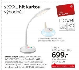 LED LAMPA NA PSACÍ STŮL