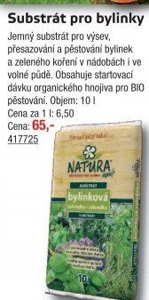 Sadbový substrát bylinková zahrádka Natura