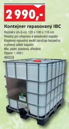Kontejner na vodu