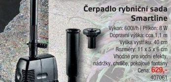 Čerpadlo rybniční Smart Line